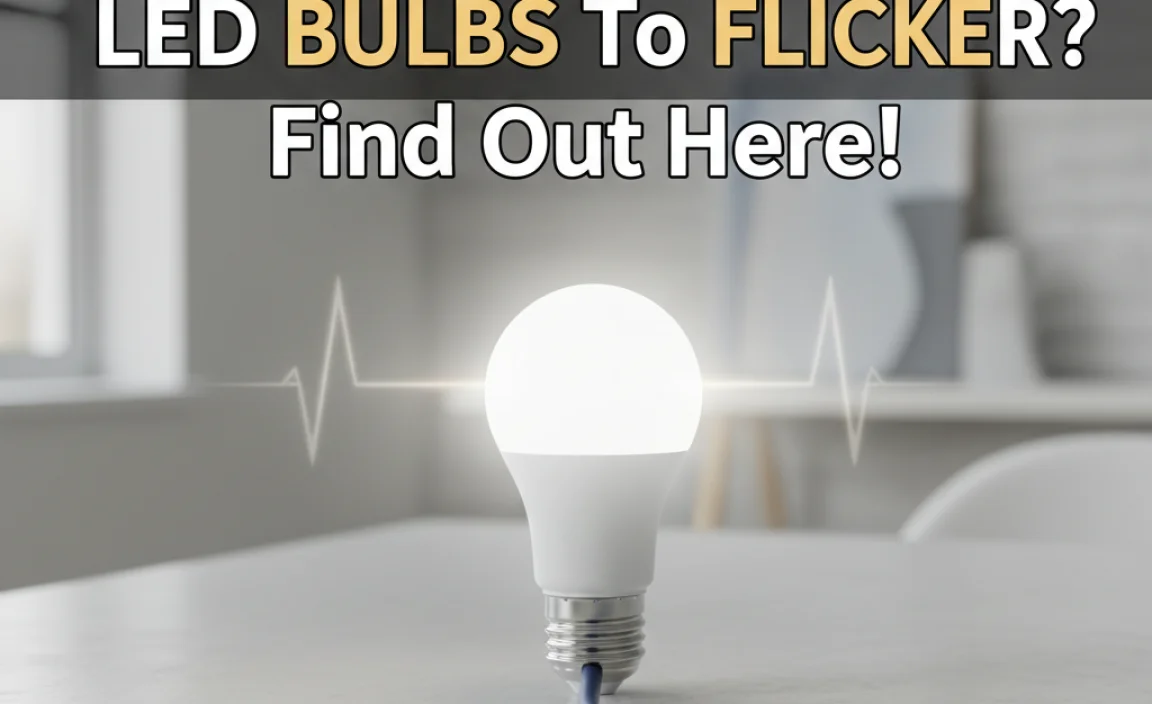 What Causes Led Bulbs To Flicker? Find Out Here!