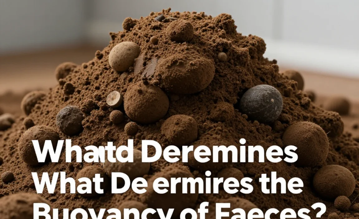 What Determines the Buoyancy of Faeces?