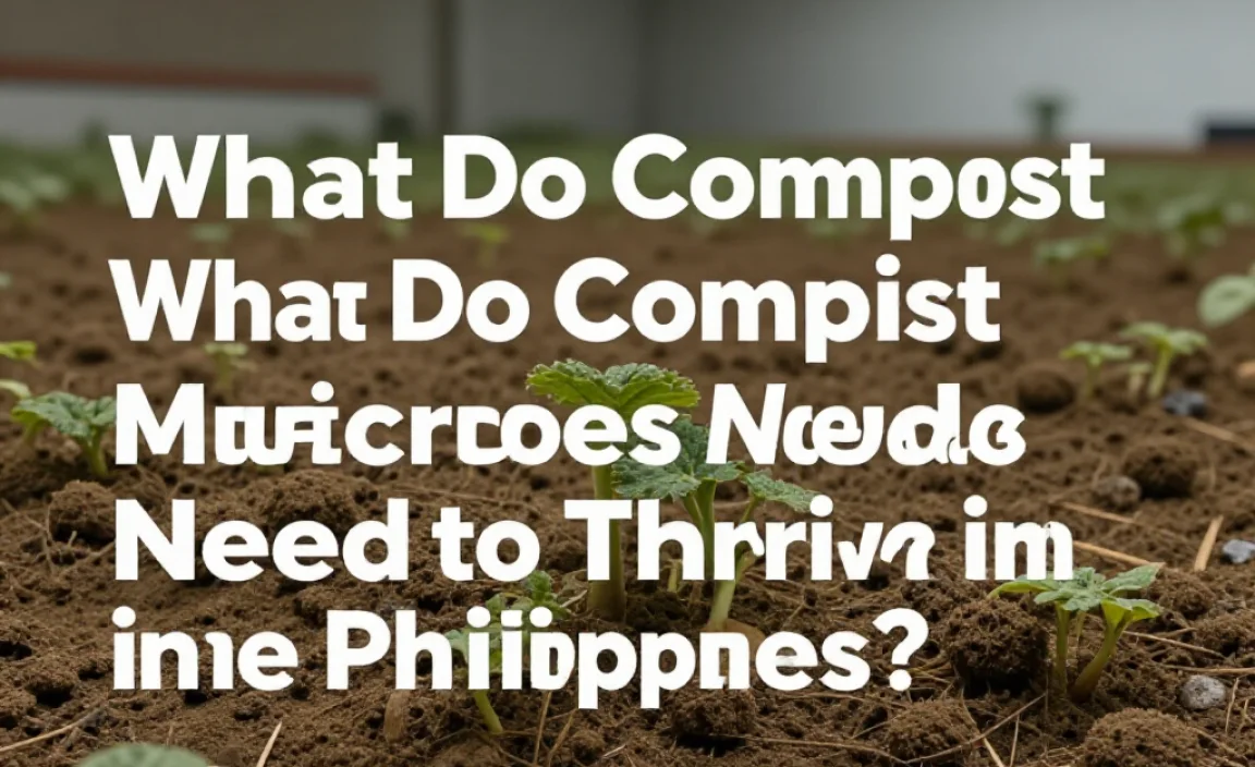 What Do Compost Microbes Need to Thrive in the Philippines?