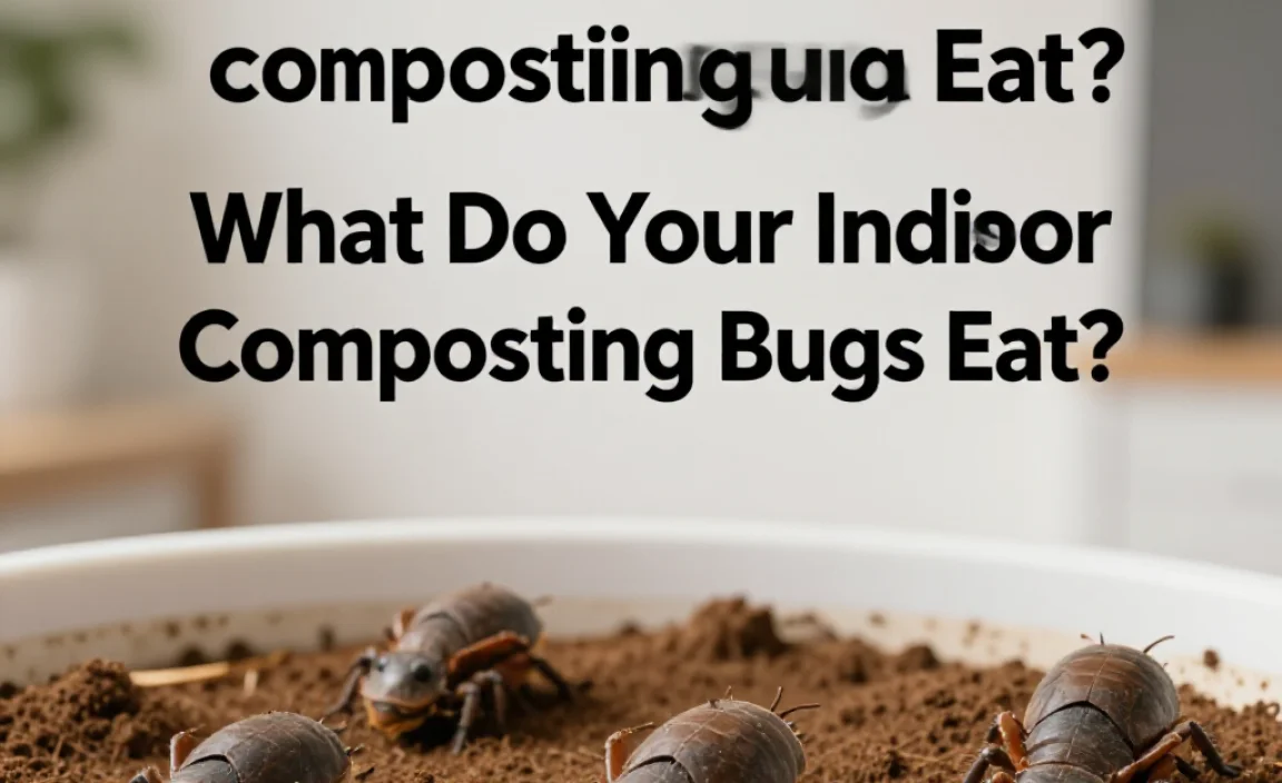 What Do Your Indoor Composting Bugs Eat?
