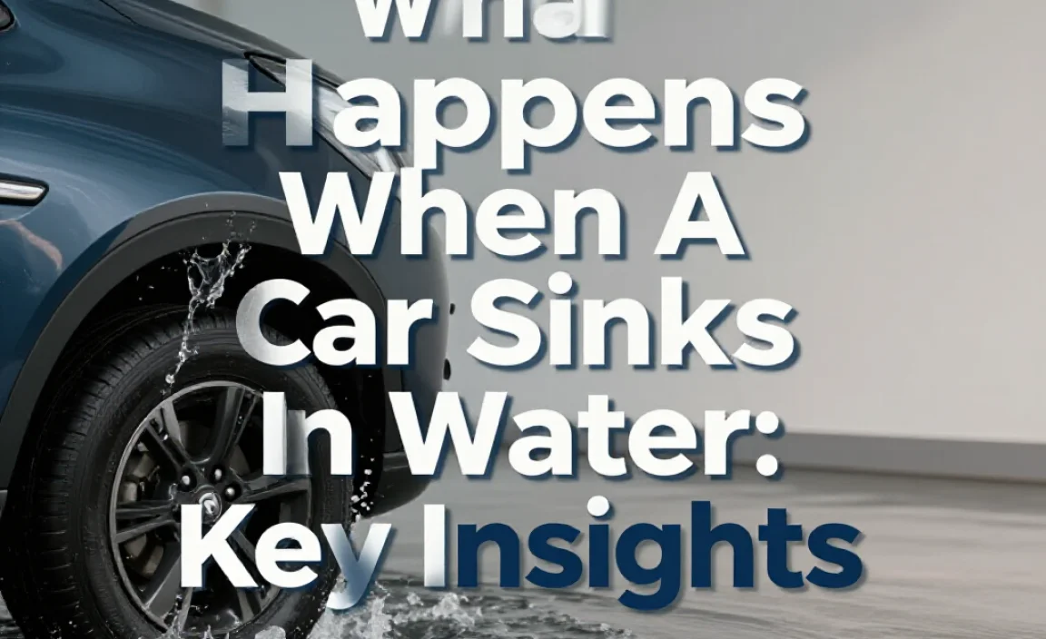 What Happens When A Car Sinks In Water: Key Insights