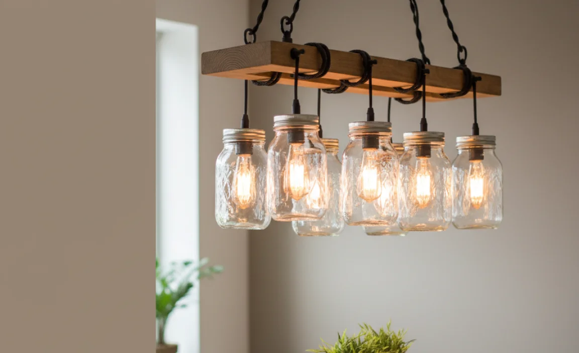 What is a Mason Jar Chandelier?