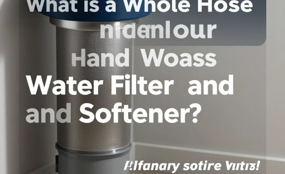 What is a Whole House Water Filter and Softener?