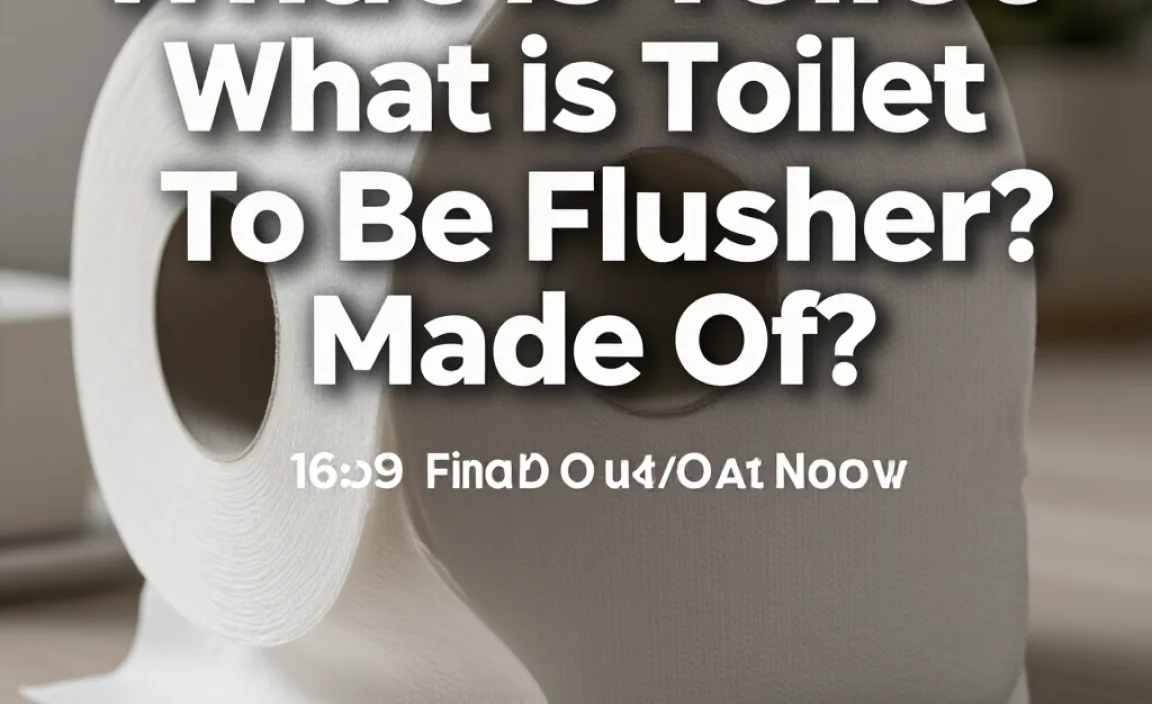 What is Toilet Paper Made Of?
