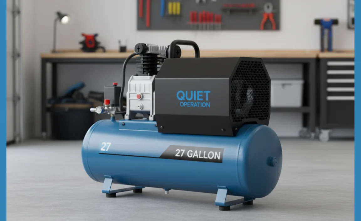 What Makes a 27 Gallon Air Compressor &ldquo;Quiet&rdquo;?