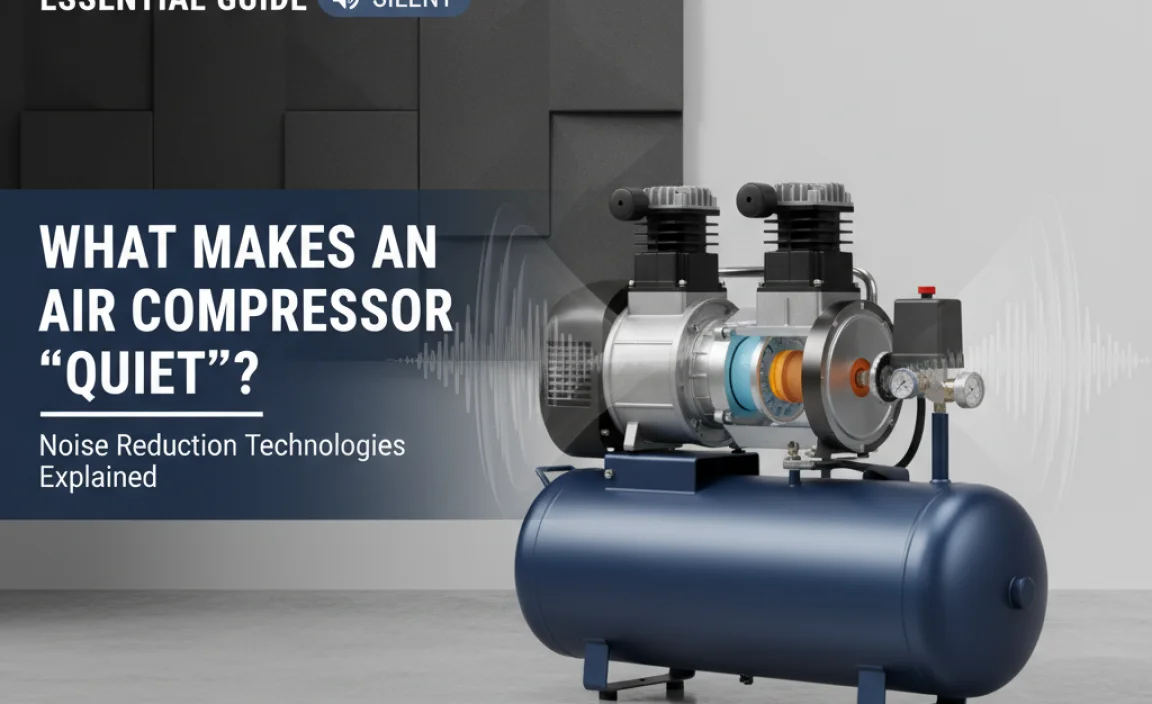 What Makes an Air Compressor &ldquo;Quiet&rdquo;?