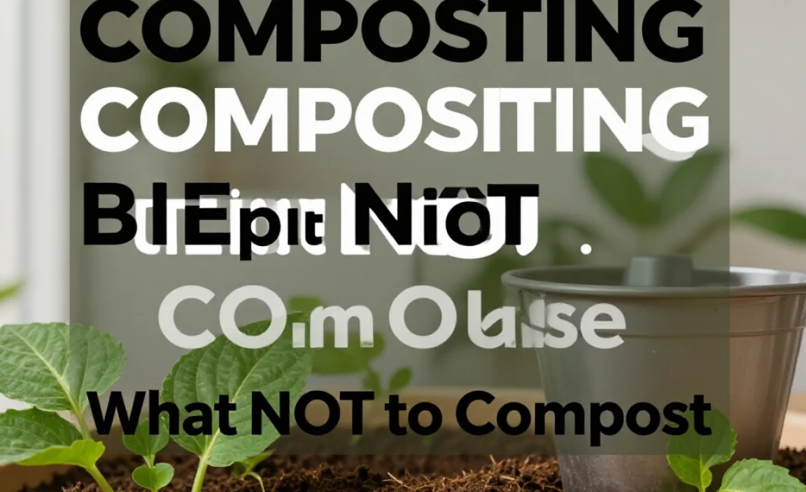 What NOT to Compost