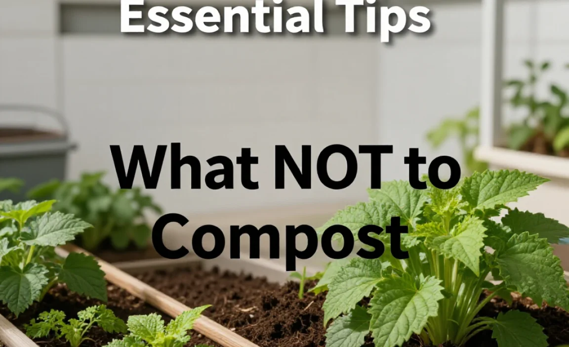What NOT to Compost