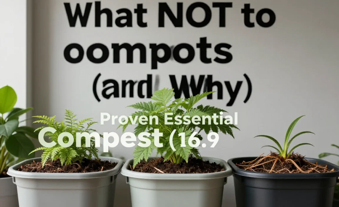 What NOT to Compost (and Why)