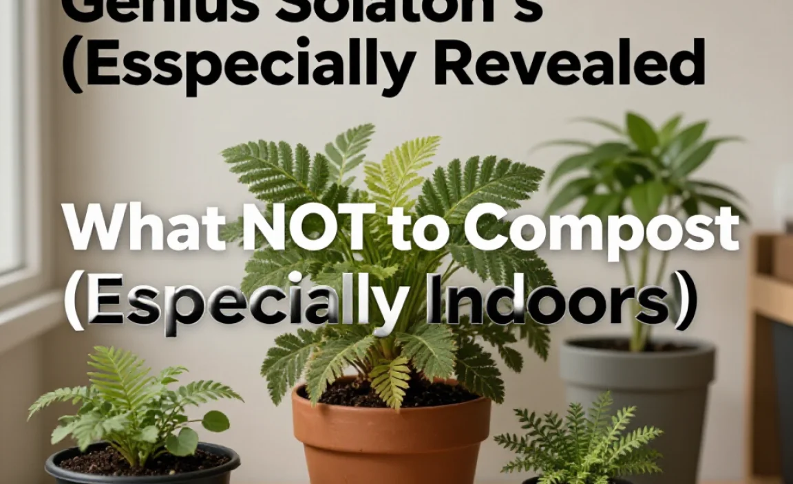 What NOT to Compost (Especially Indoors!)