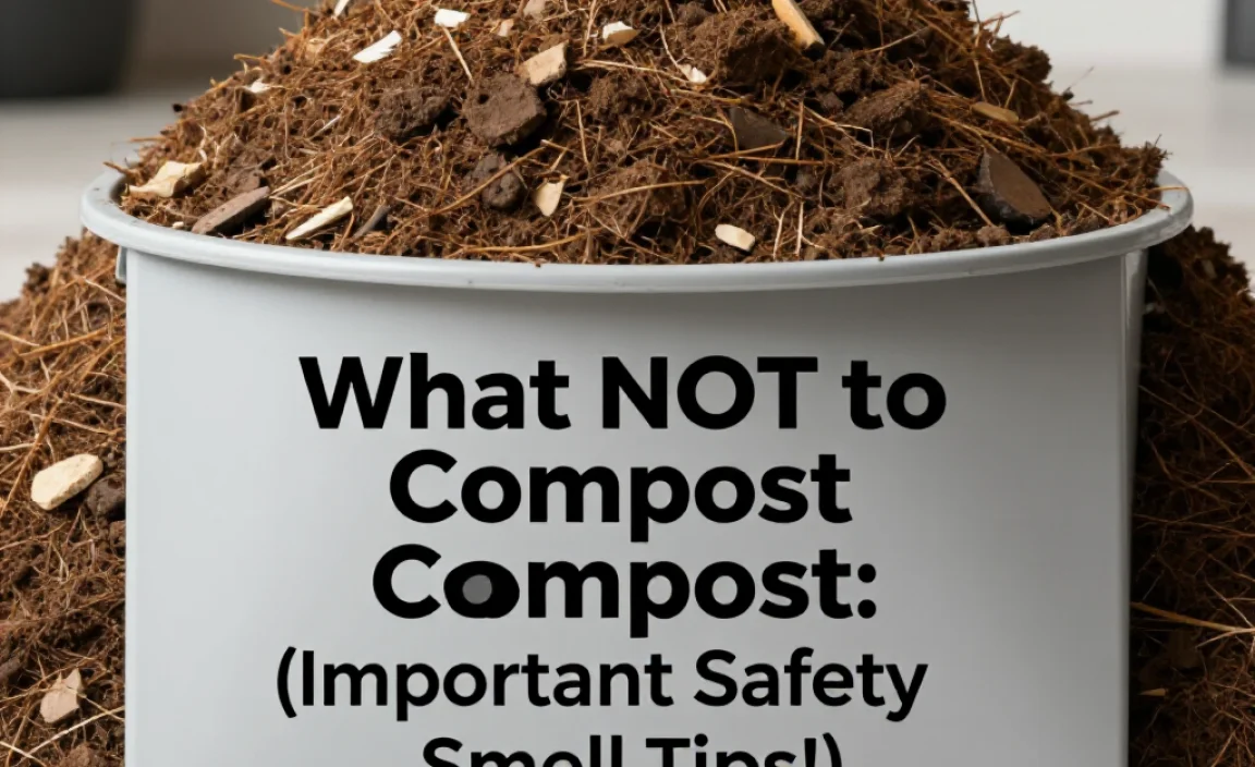 What NOT to Compost (Important Safety & Smell Tips!)