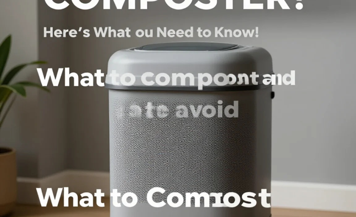 What to Compost and What to Avoid