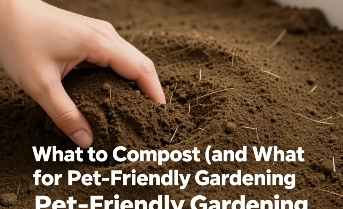 What to Compost (and What to Avoid) for Pet-Friendly Gardening