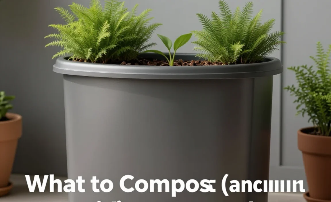 What to Compost (and what to avoid) on Your Balcony