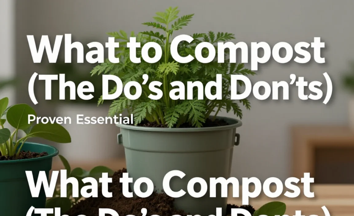 What to Compost (The Do&rsquo;s and Don&rsquo;ts)