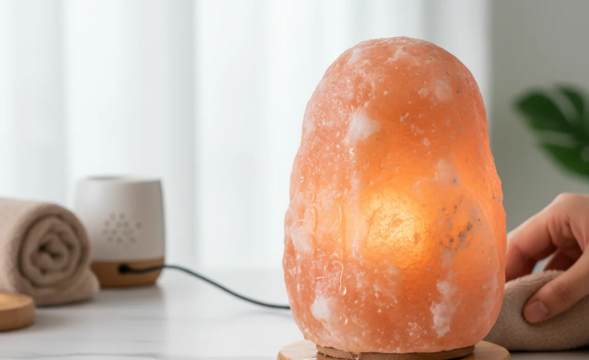 What to Do If Your Salt Lamp Starts Leaking