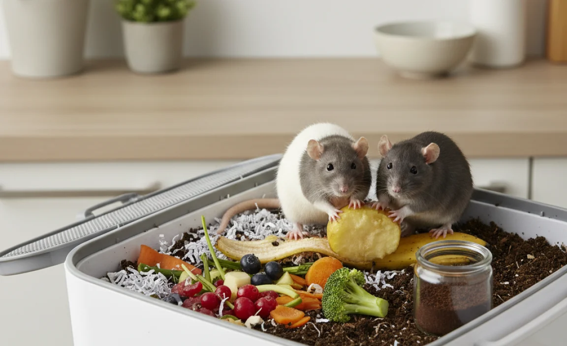 What to Feed Your Composting Rats