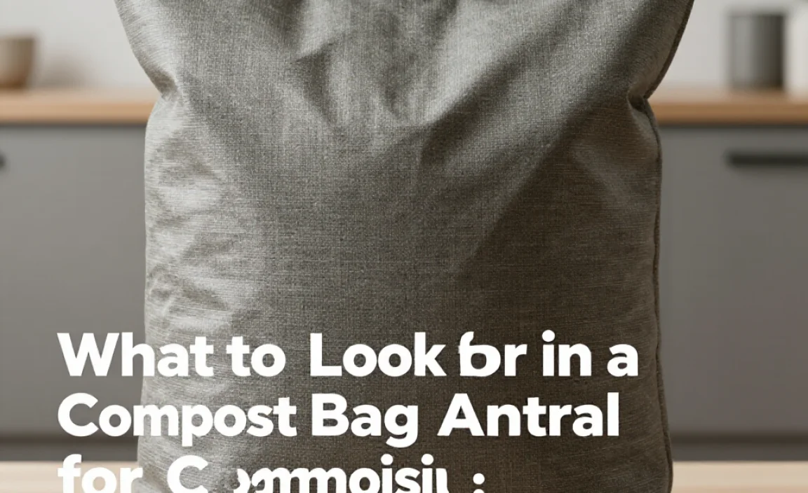 What to Look for in a Compost Bag for Composting