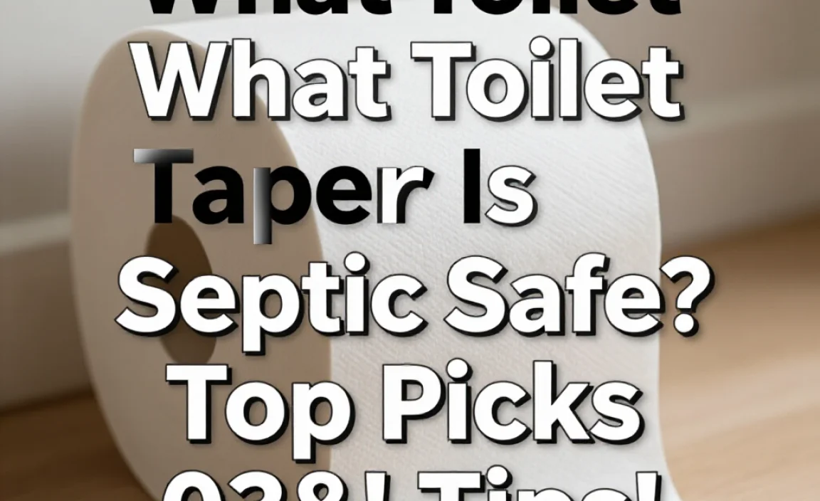 What Toilet Paper Is Septic Safe? Top Picks & Tips!