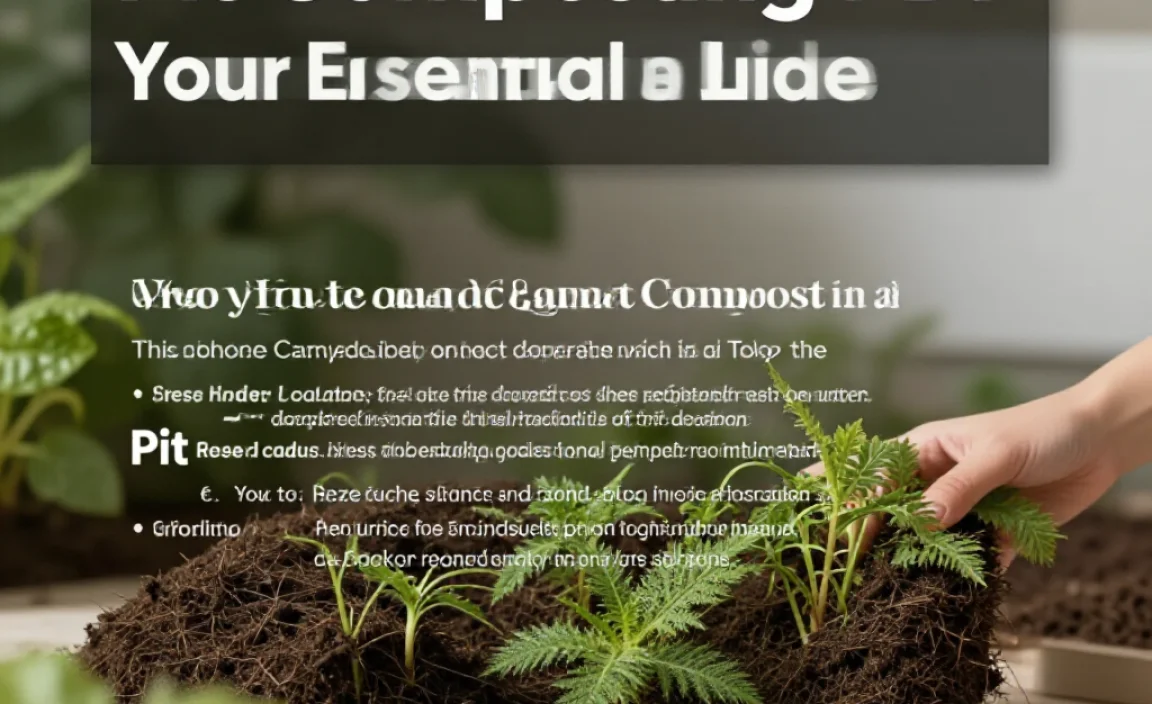 What You Can and Cannot Compost in a Pit