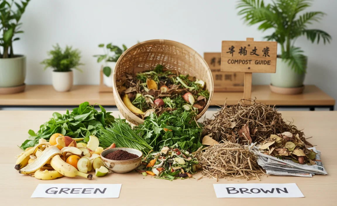 What You Can (and Cannot) Compost: The Green and Brown Balance