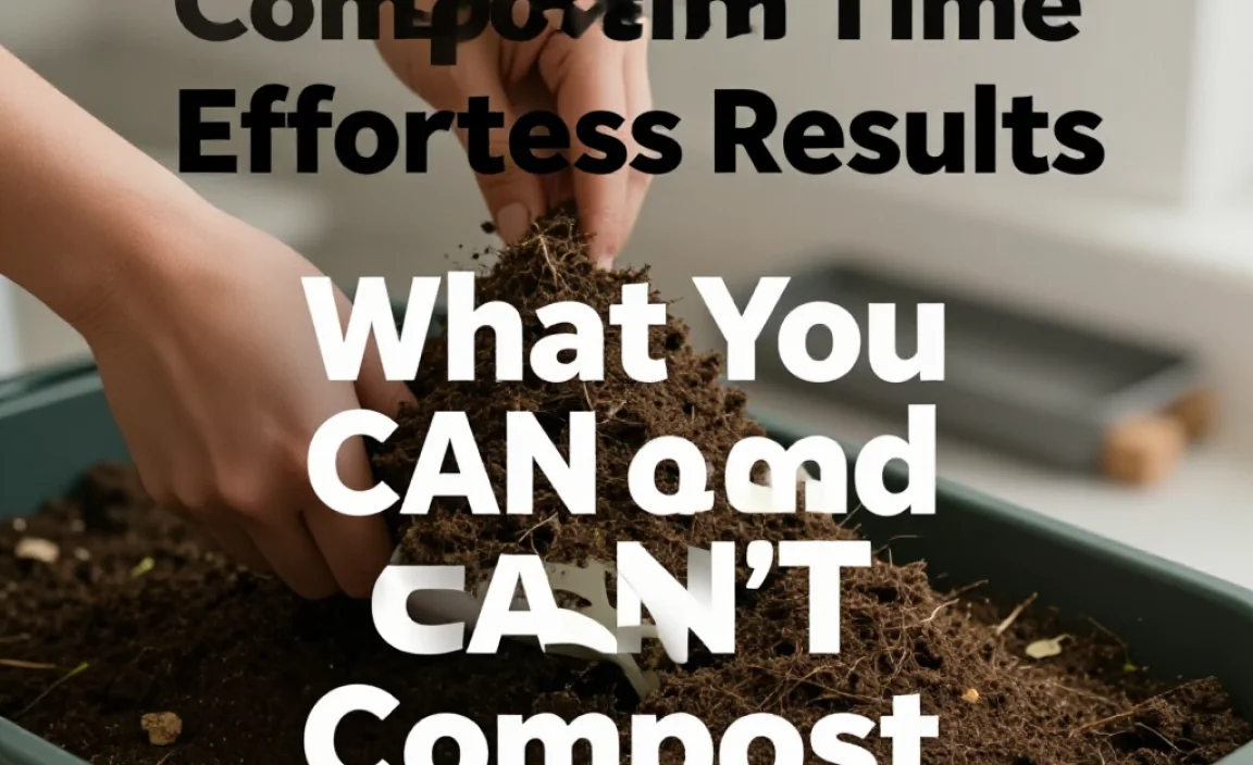 What You CAN and CAN&rsquo;T Compost