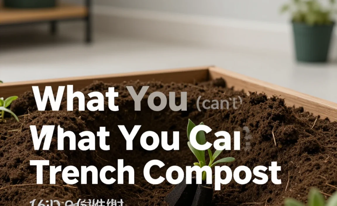 What You Can (and Can&rsquo;t) Trench Compost
