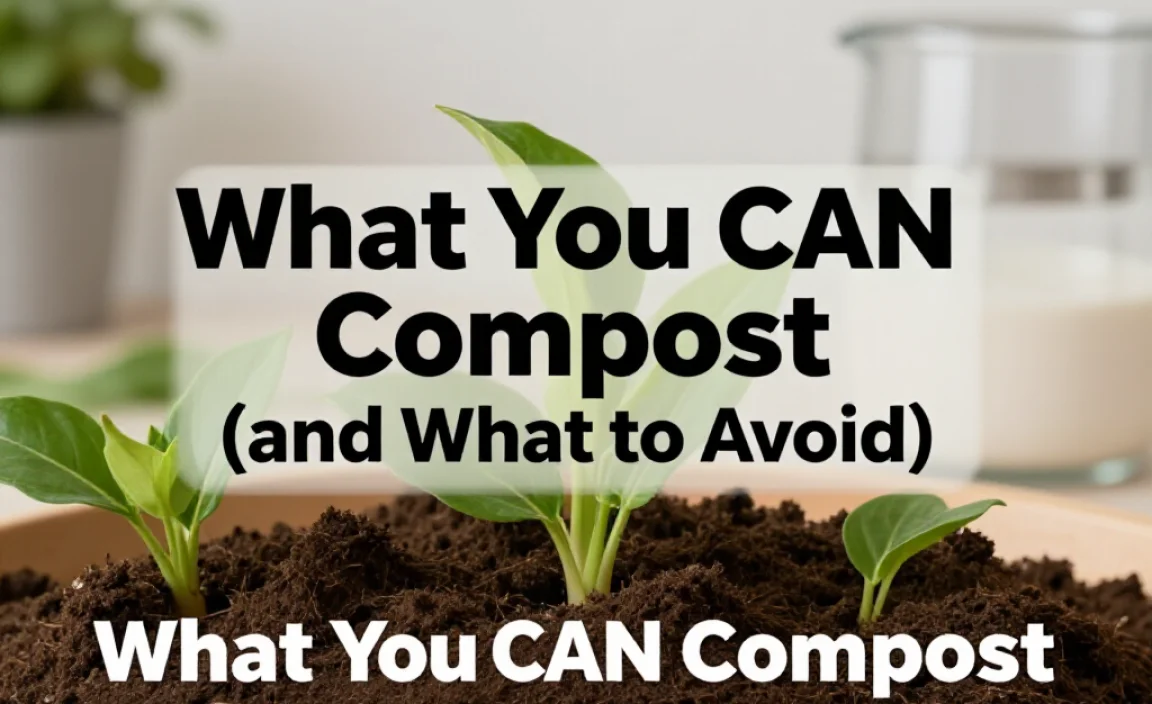What You CAN Compost (and What to Avoid)