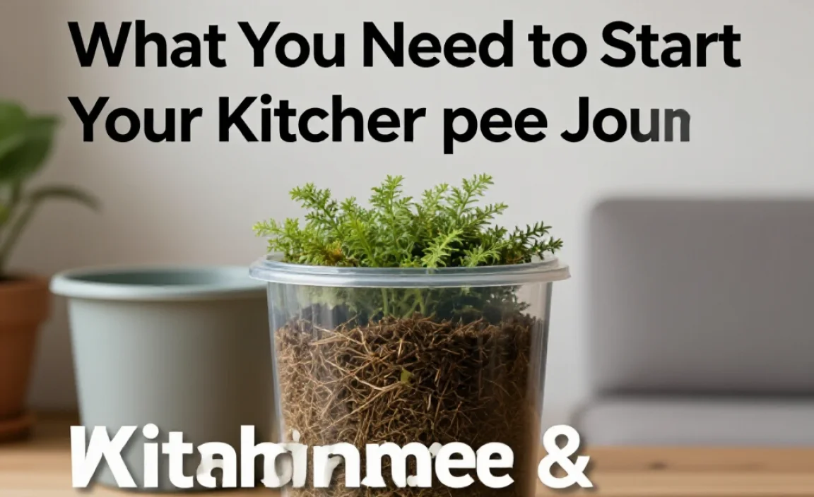 What You Need to Start Your Kitchen Compost Journey