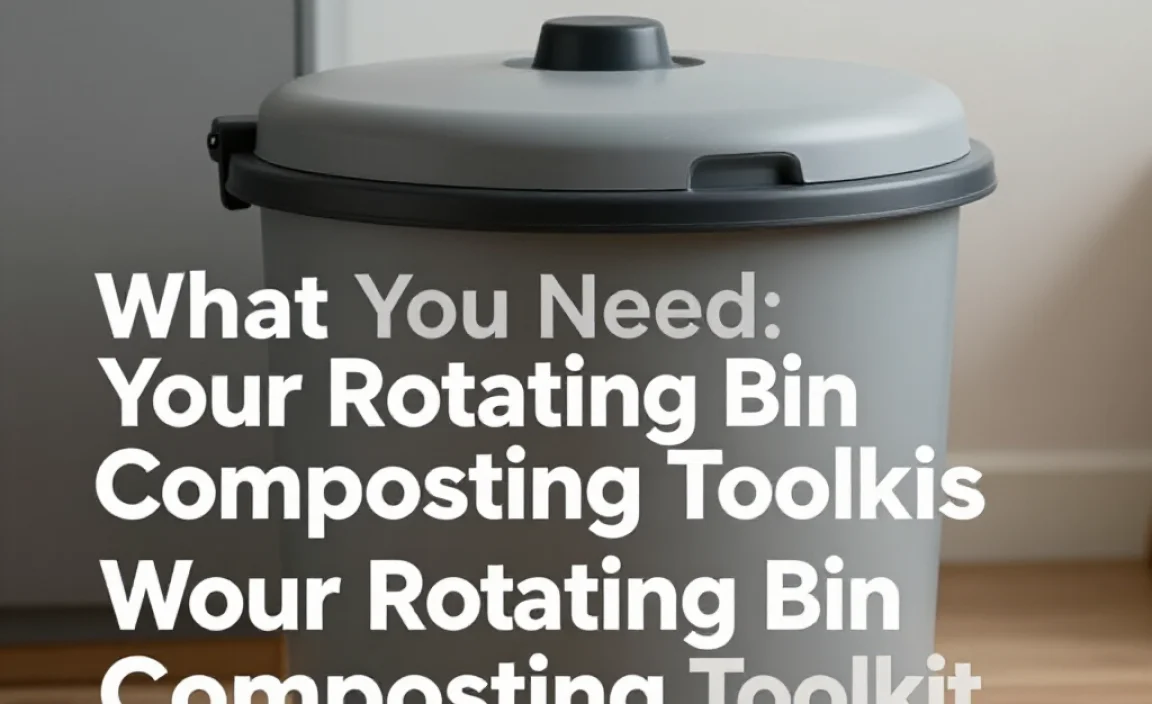 What You Need: Your Rotating Bin Composting Toolkit
