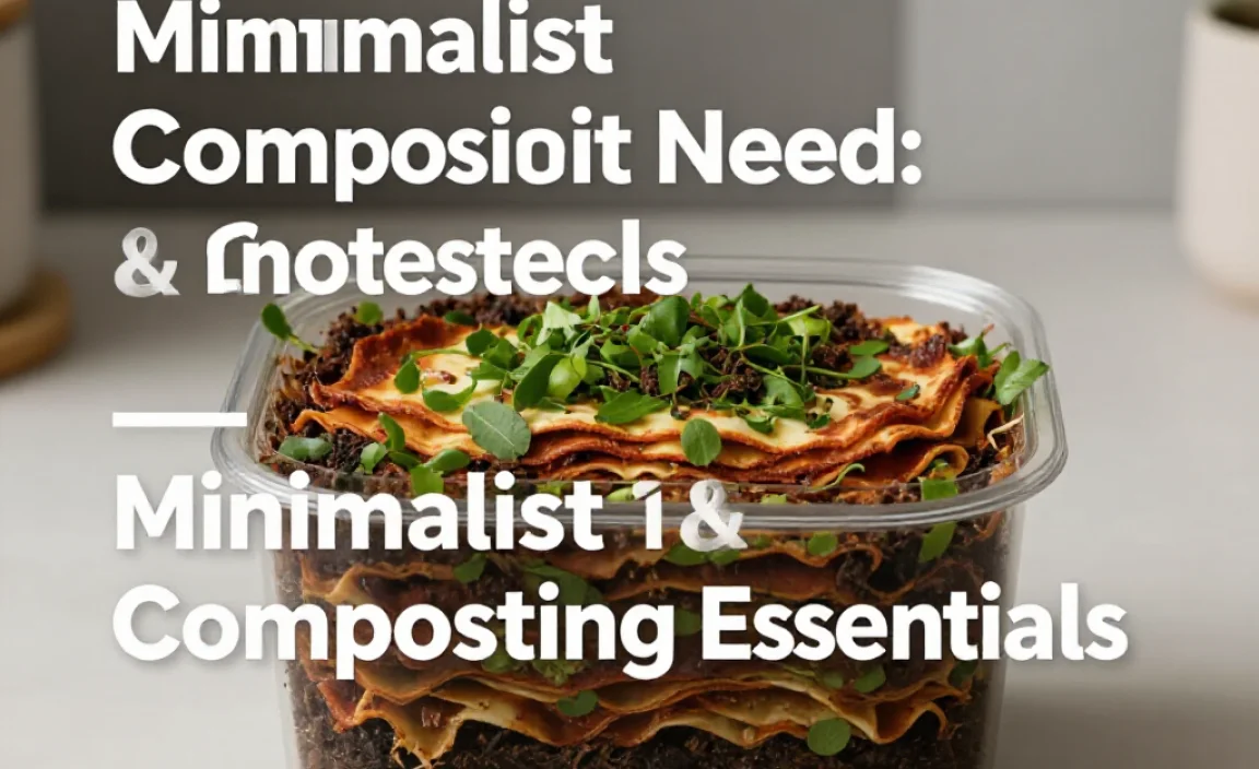 What You&rsquo;ll Need: Minimalist Composting Essentials