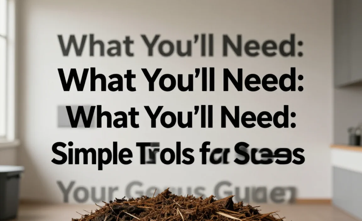 What You&rsquo;ll Need: Simple Tools for Success