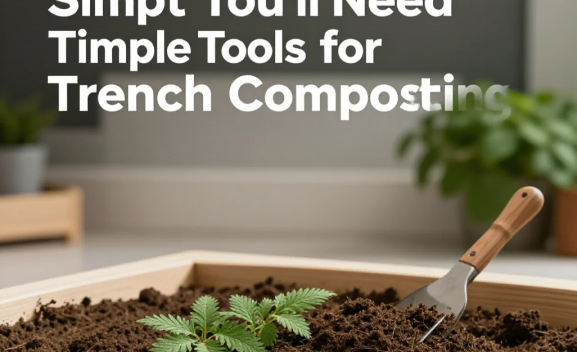 What You&rsquo;ll Need: Simple Tools for Trench Composting
