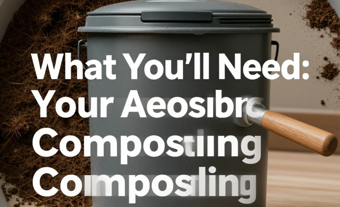 What You&rsquo;ll Need: Your Aerobic Composting Toolkit