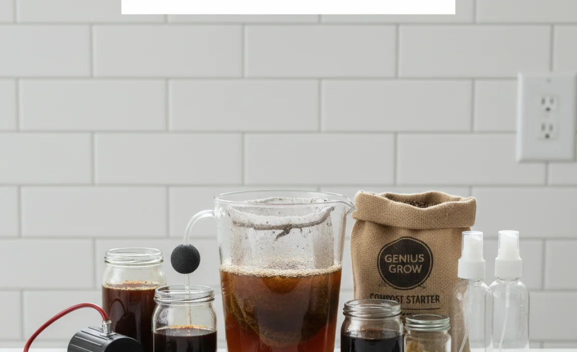 What You&rsquo;ll Need: Your Compost Tea Brewing Toolkit