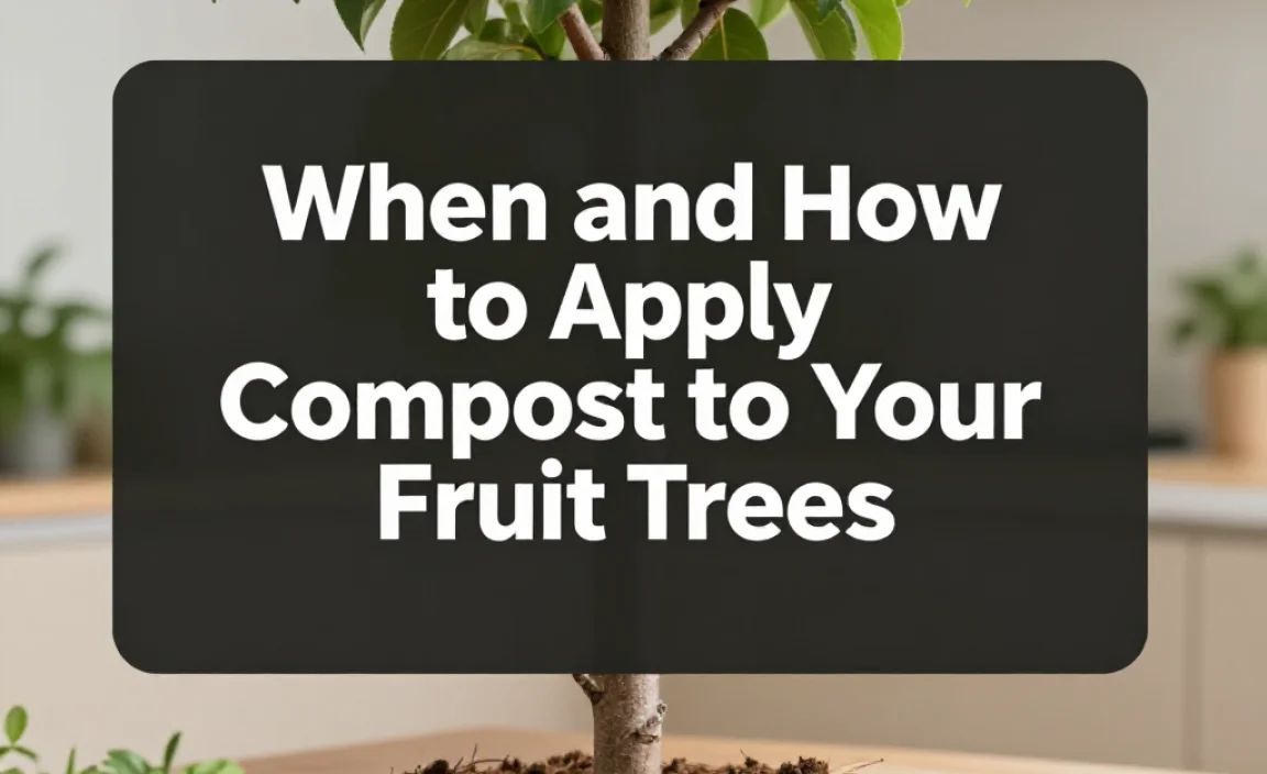 When and How to Apply Compost to Your Fruit Trees