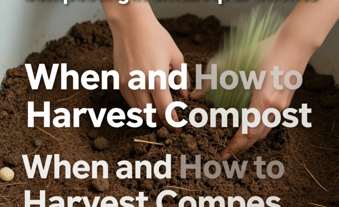 When and How to Harvest Compost