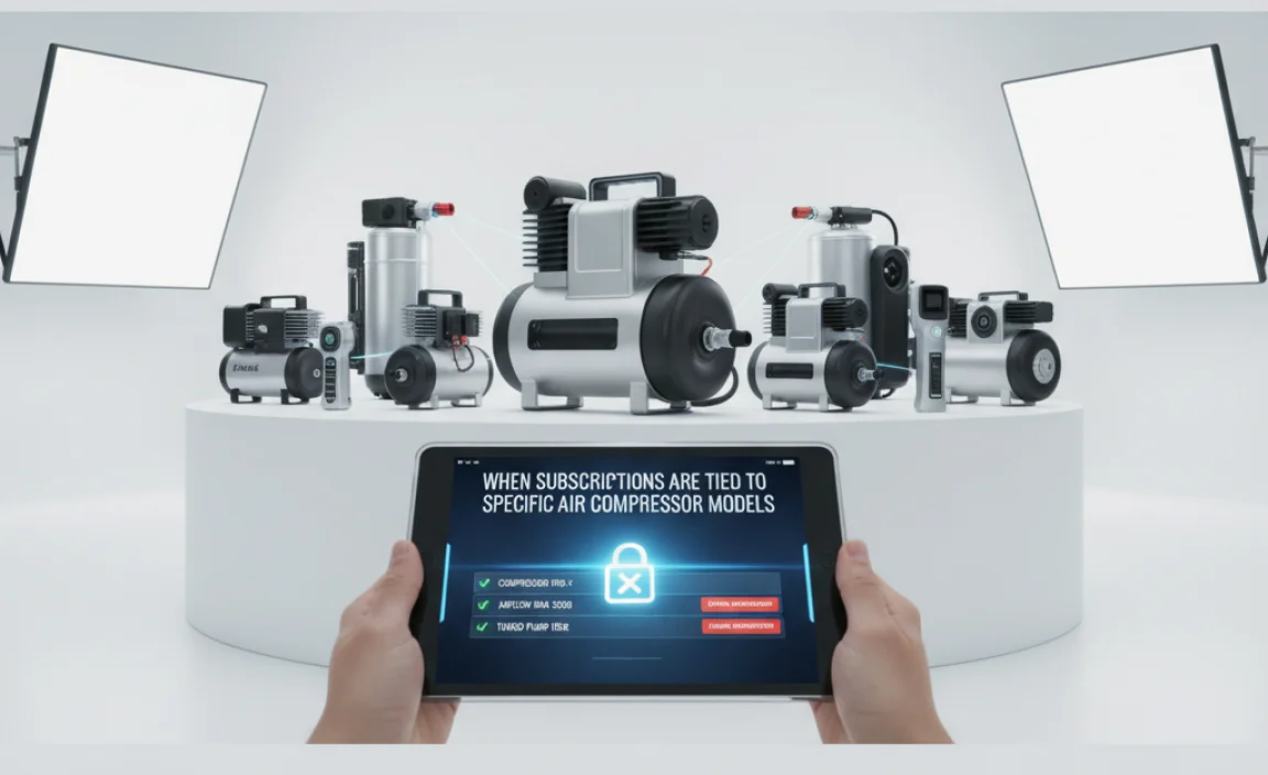 When Subscriptions Are Tied to Specific Air Compressor Models