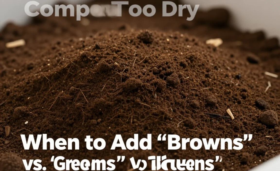 When to Add &ldquo;Browns&rdquo; vs. &ldquo;Greens&rdquo; for Moisture Control