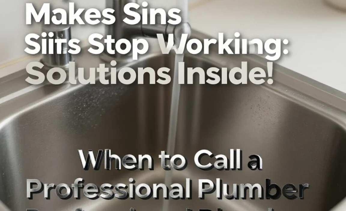 When to Call a Professional Plumber