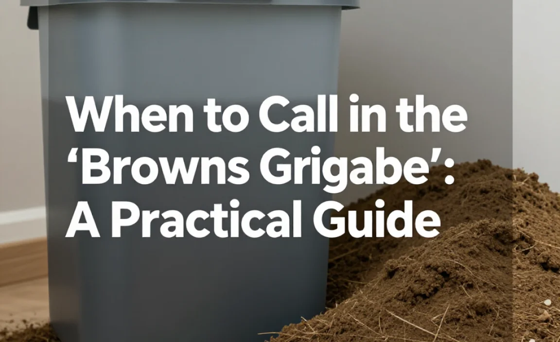 When to Call in the &ldquo;Browns Brigade&rdquo;: A Practical Guide