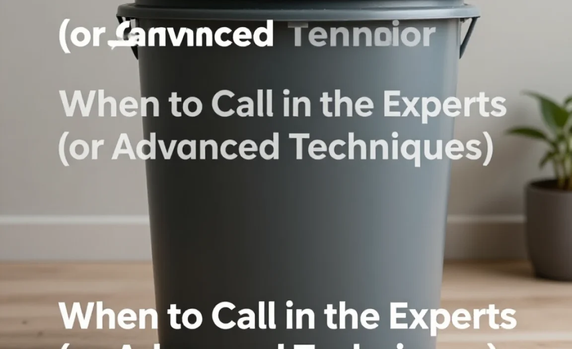 When to Call in the Experts (or Advanced Techniques)