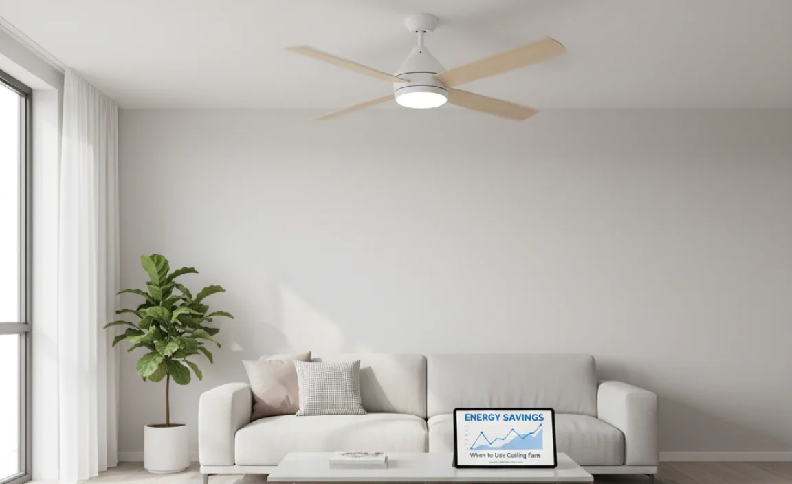 When to Use Ceiling Fans