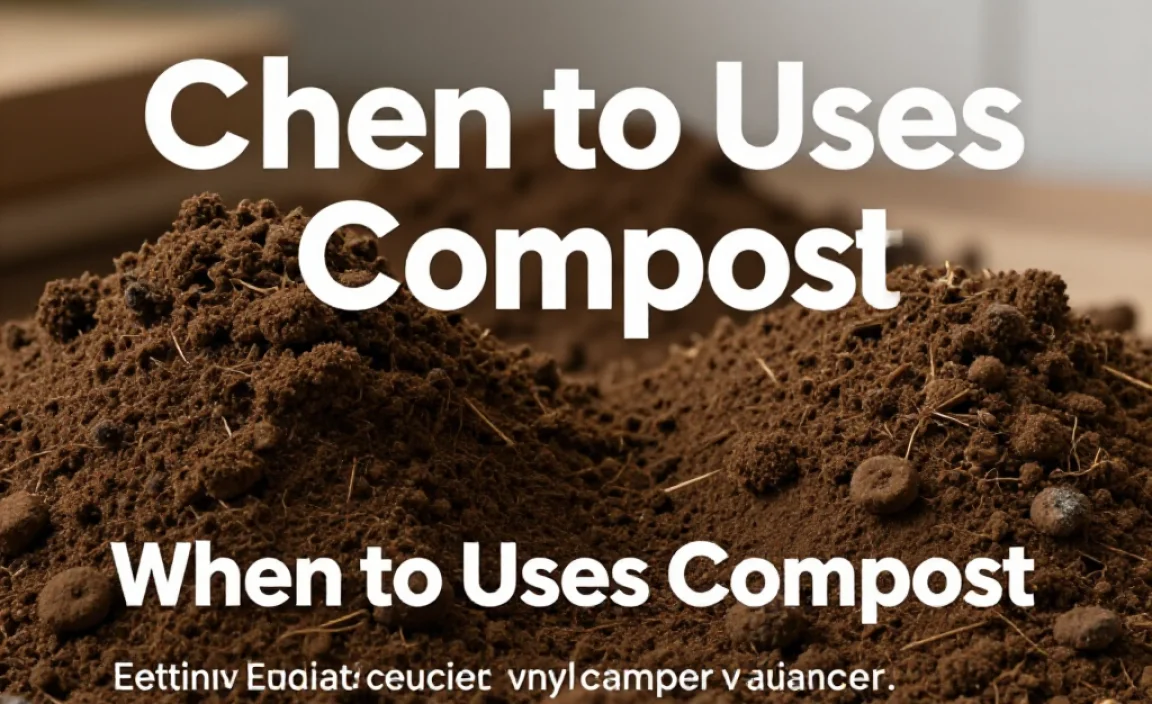 When to Use Compost