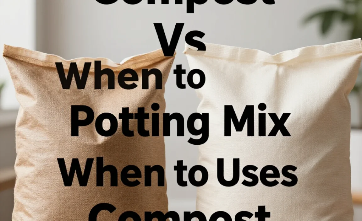 When to Use Compost