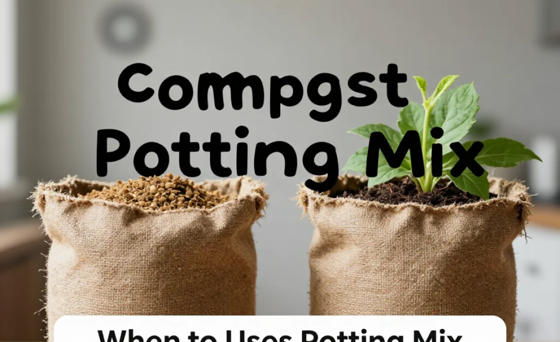 When to Use Potting Mix