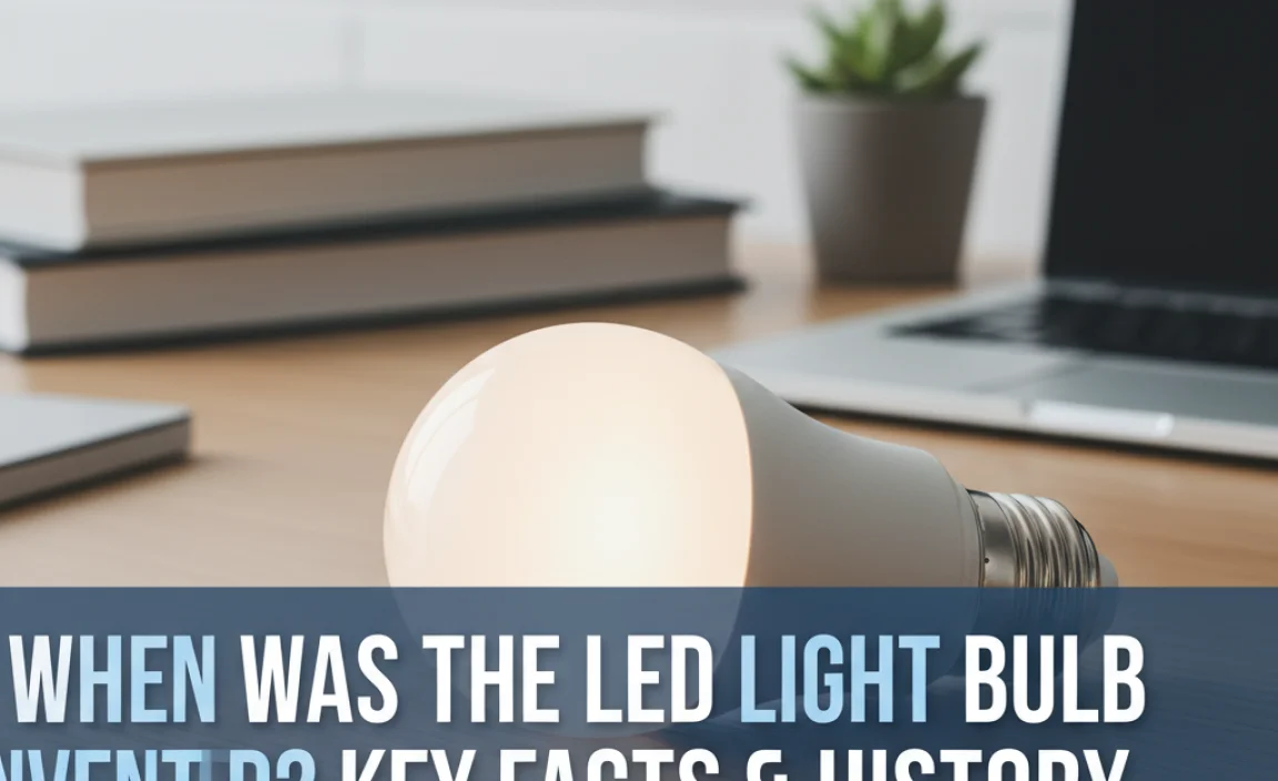 When Was The Led Light Bulb Invented? Key Facts & History