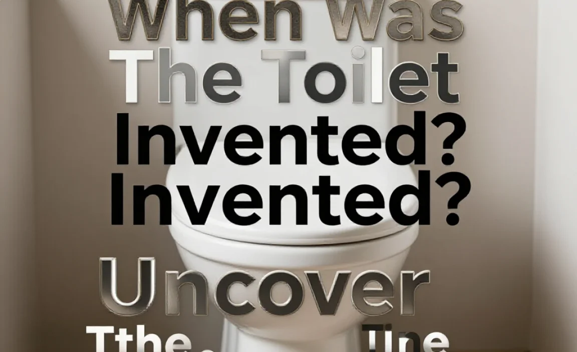 When Was The Toilet Invented? Uncover The History!