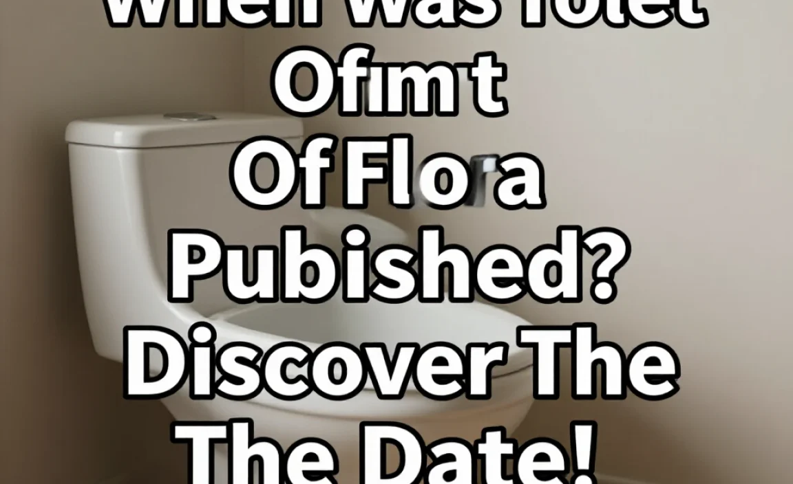 When Was Toilet Of Flora Published? Discover The Date!