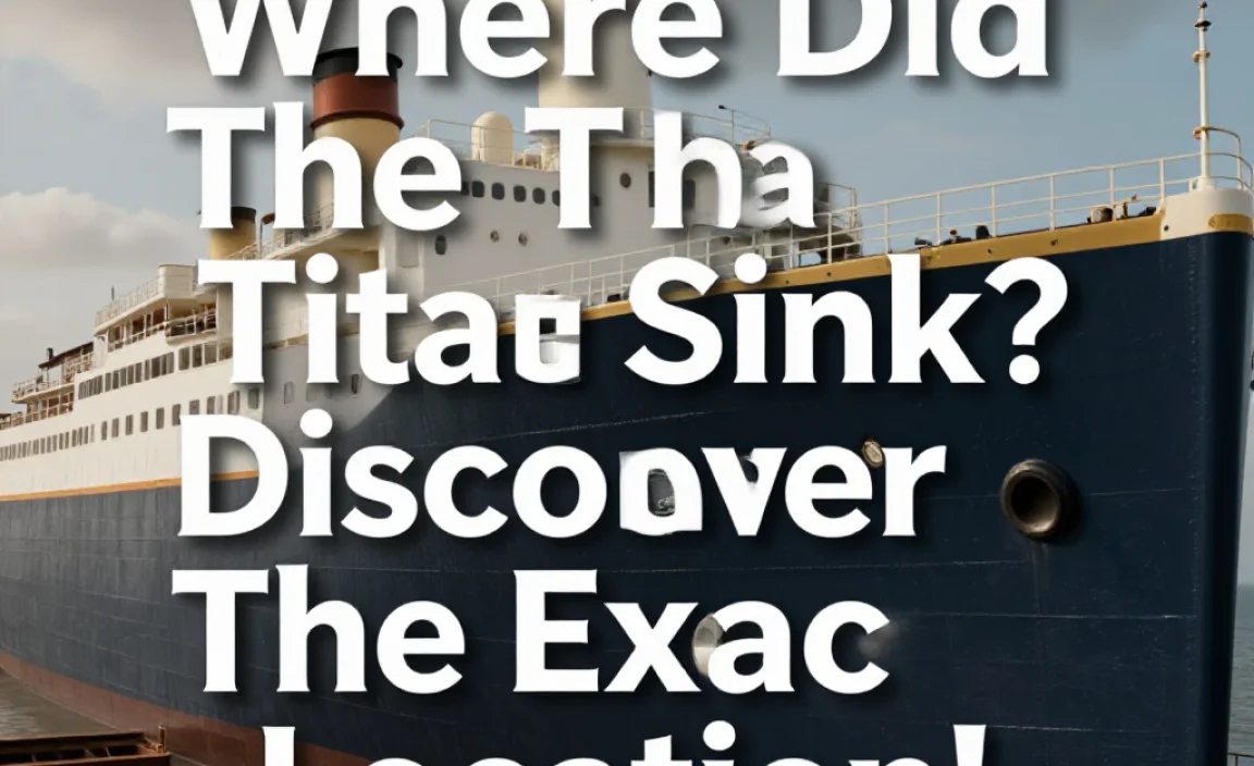 Where Did The Titanic Sink? Discover The Exact Location!
